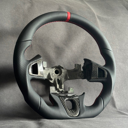 Volant méplat & cuir Megane 3 RS & Pack inserts carbone STL Performance